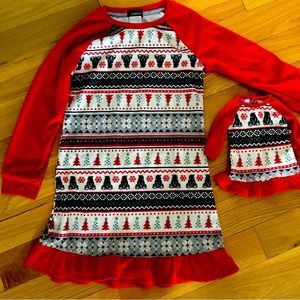 Dolly n me Christmas Jammies